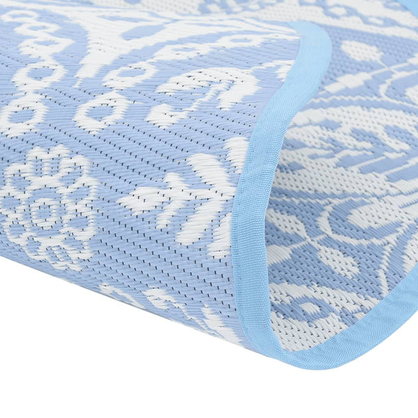 Outdoor-Teppich ARAKIL Baby Blau Ø120cm