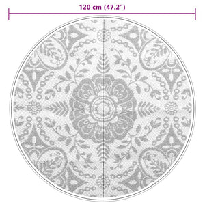 Outdoor-Teppich ARAKIL Baby Blau Ø120cm