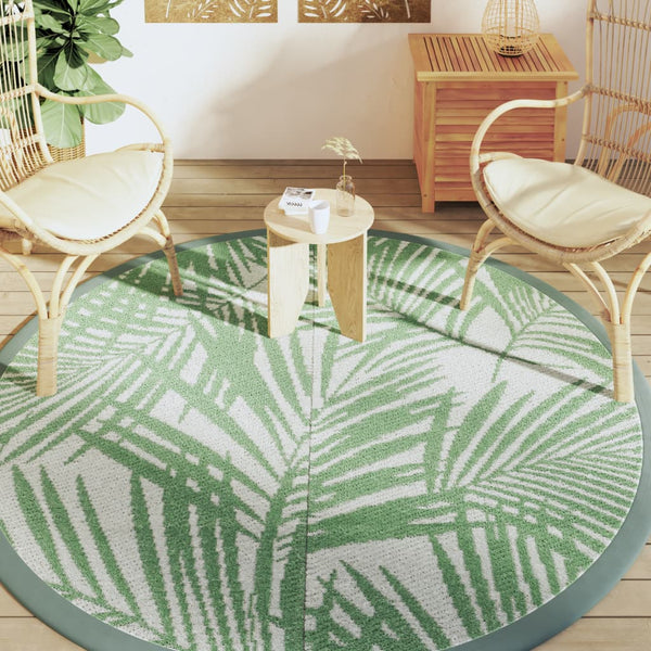 Grüner Outdoor-Teppich ARAKIL Ø200 cm