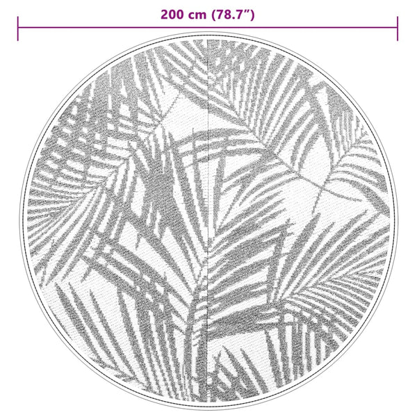 Grüner Outdoor-Teppich ARAKIL Ø200 cm