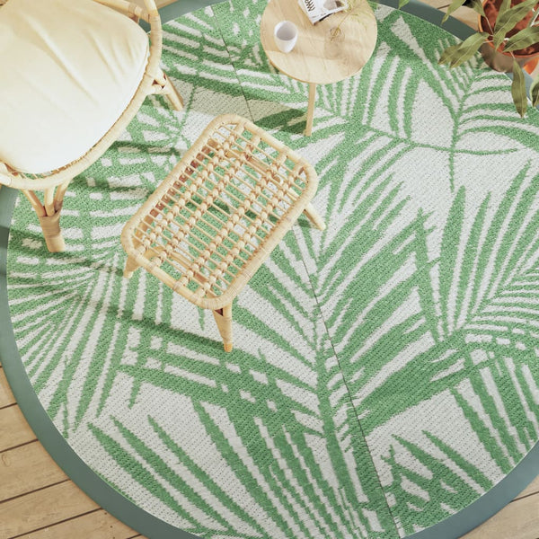 Grüner Outdoor-Teppich ARAKIL Ø200 cm