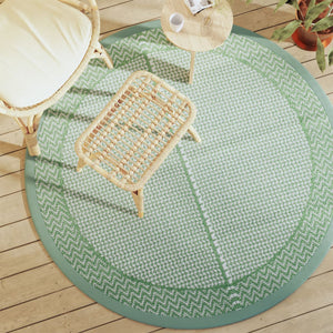 Grüner Outdoor-Teppich ARAKIL Ø160cm