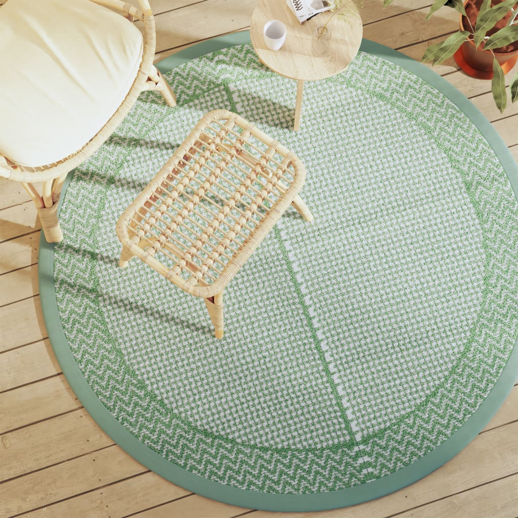 Grüner Outdoor-Teppich ARAKIL Ø160cm