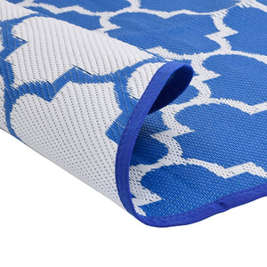 Blauer Outdoor-Teppich ARAKIL Ø160 cm