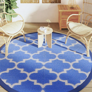 Blauer Outdoor-Teppich ARAKIL Ø200cm