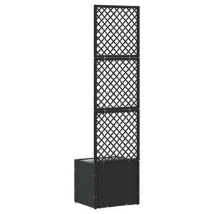 Garten Spalier Pflanzer Schwarz Metall