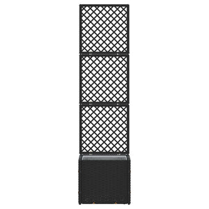Garten Spalier Pflanzer Schwarz Metall
