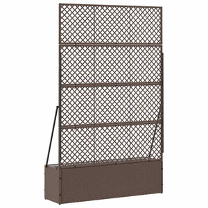 Garten Spalier Pflanzer Braun 105x30x170cm