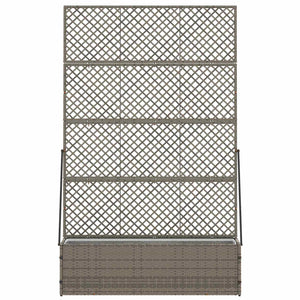 Garten Spalier Pflanzer Grau 105x30x170cm