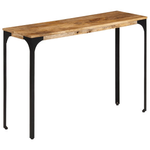 Brauner Konsolentisch Mango Massivholz 110 cm