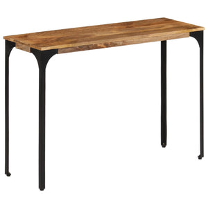 Brauner Konsolentisch Mango Massivholz 110 cm