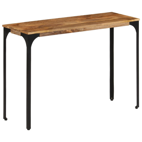 Brauner Konsolentisch Mango Massivholz 110 cm