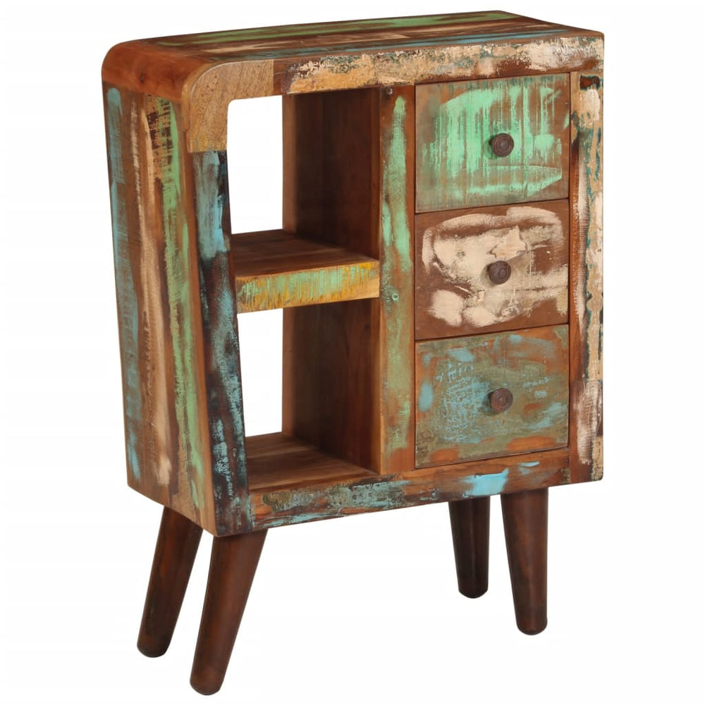 vidaXL Sideboard 55x30x80 cm Solid Reclaimed Wood
