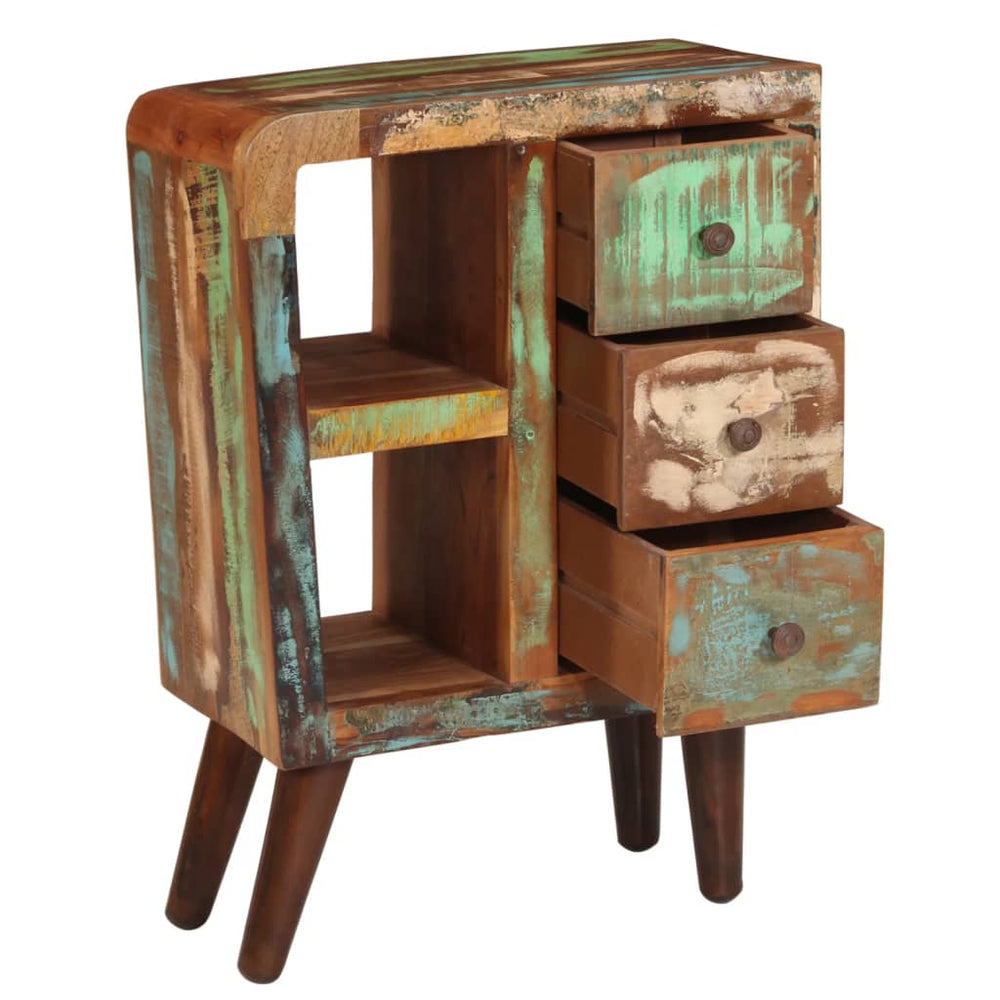 vidaXL Sideboard 55x30x80 cm Solid Reclaimed Wood