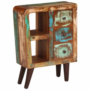 vidaXL Commode 55x30x80 cm Bois de récupération Massif