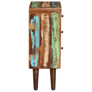 vidaXL Commode 55x30x80 cm Bois de récupération Massif