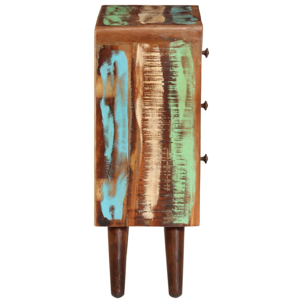 vidaXL Commode 55x30x80 cm Bois de récupération Massif