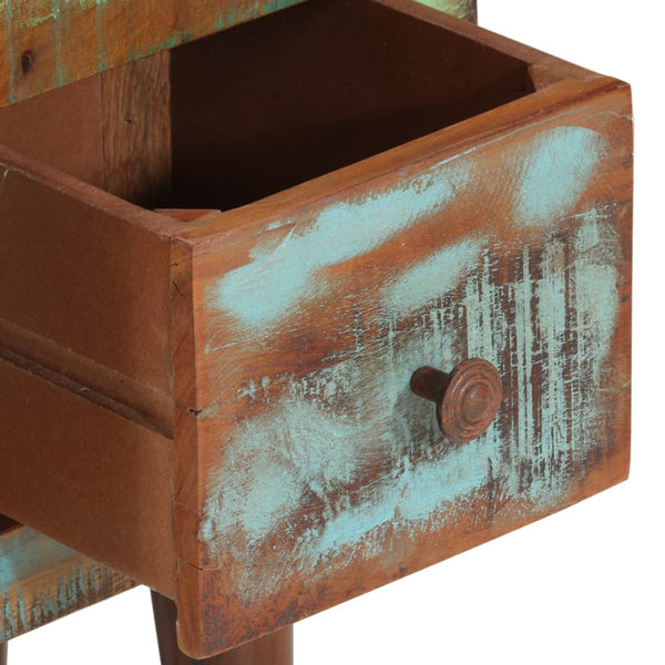 vidaXL Commode 55x30x80 cm Bois de récupération Massif