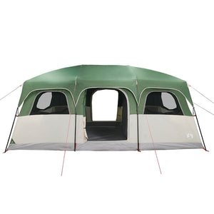 10-Personen-Familienzelt Wasserdicht Grün