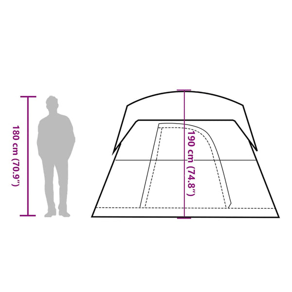 Wasserdichtes Campingzelt für 4 Personen
