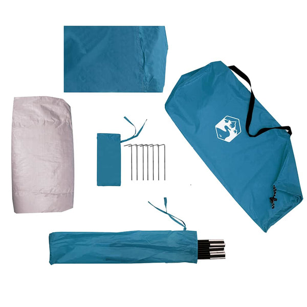 Wasserdichtes 1-Personen-Kuppelzelt Blau