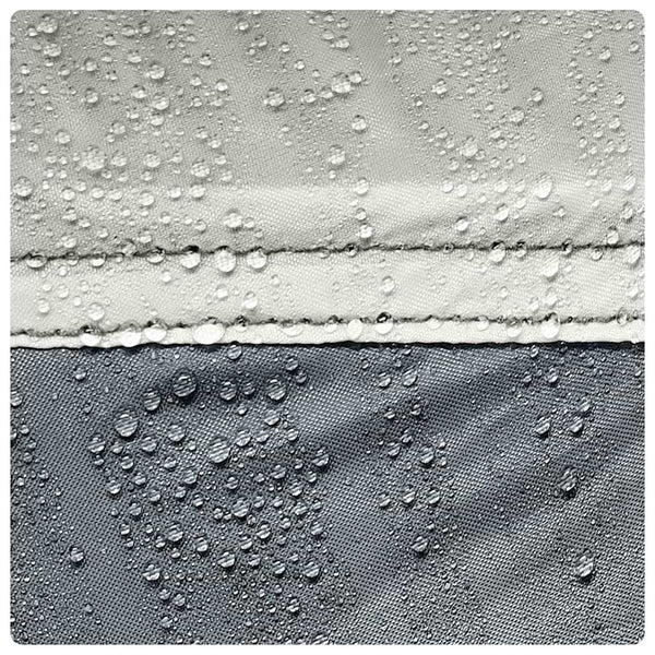 Wasserdichtes Partyzelt - Weiß & Grau