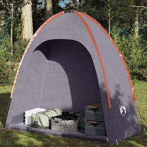 Wasserdichtes Camping-Lagerzelt Grau und Orange