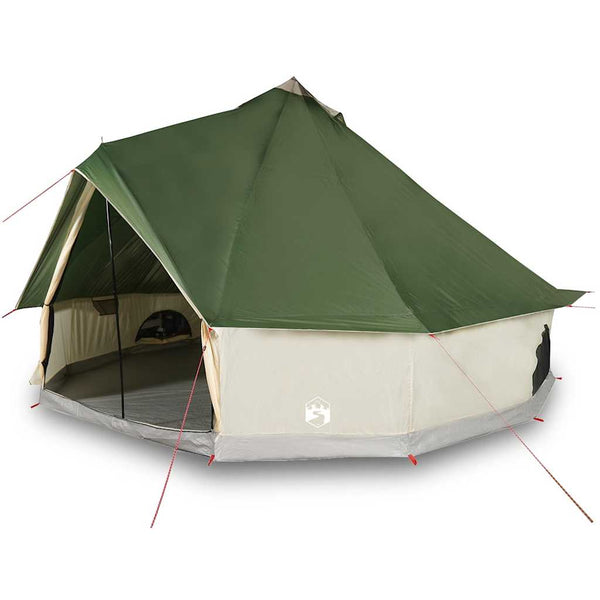 Wasserdichtes Tipi-Familienzelt für 10 Personen - Grün
