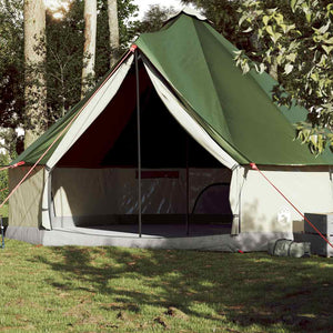 Wasserdichtes Tipi-Familienzelt für 10 Personen - Grün