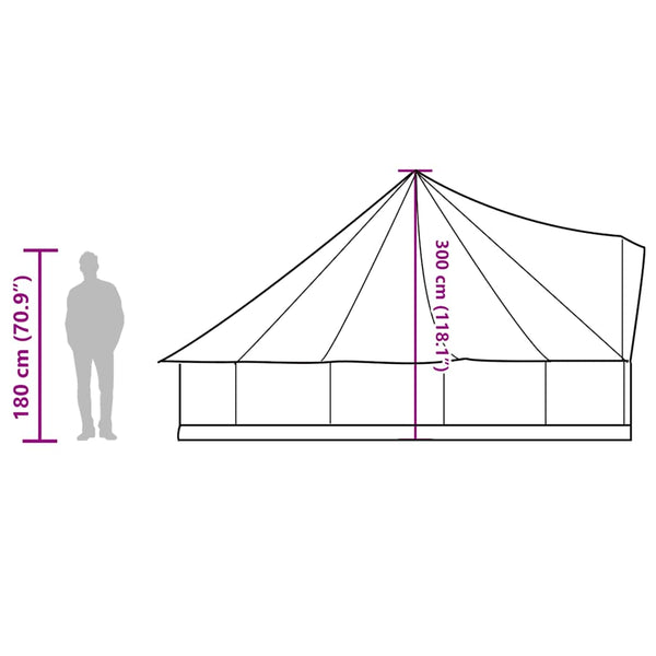 Wasserdichtes Tipi-Zelt für 10 Personen