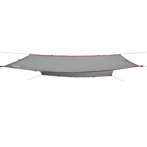 Wasserdichte Campingplane 300x294cm Grau/Orange