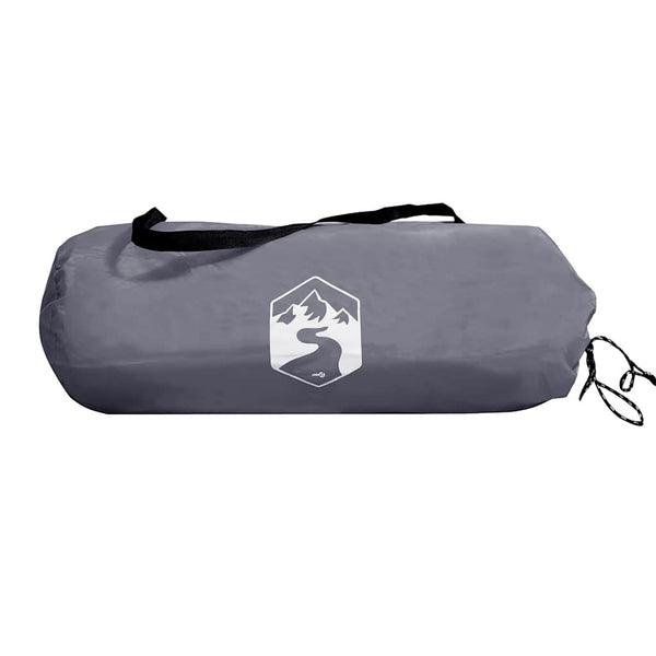 Wasserdichte Campingplane 300x294cm Grau/Orange