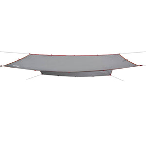 Wasserdichte Camping Plane 360x294cm Grau/Orange
