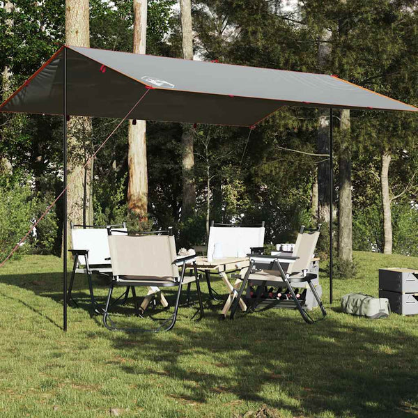 Wasserdichte Plane 400x294 cm Grau/Orange