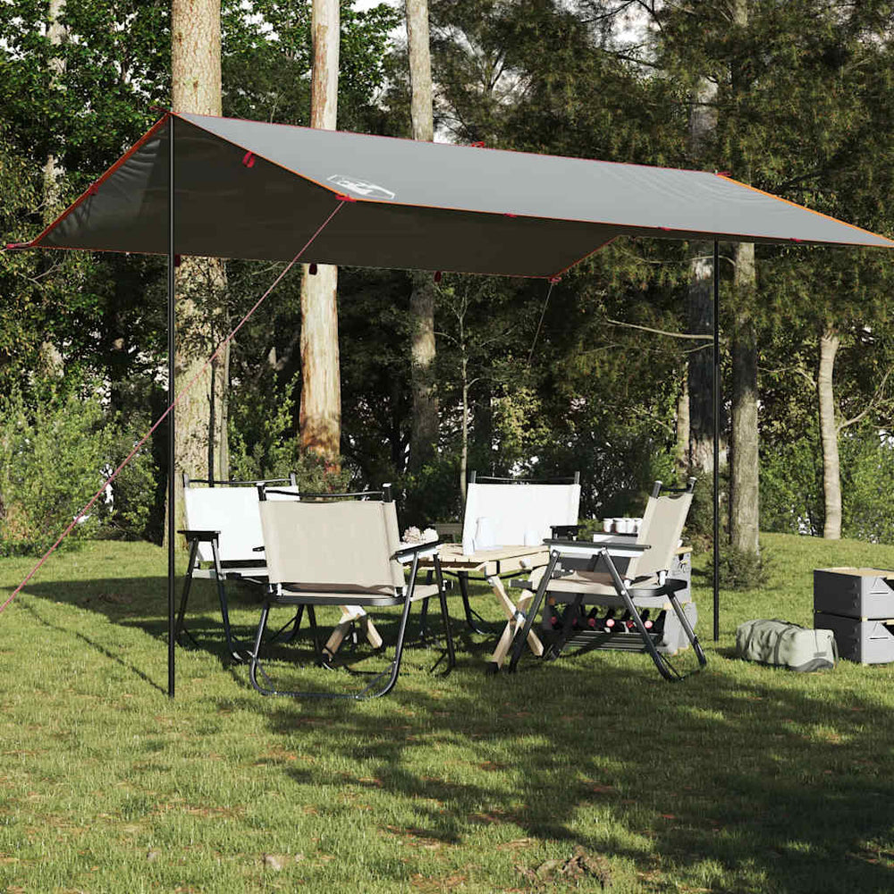 Wasserdichte Plane 400x294 cm Grau/Orange