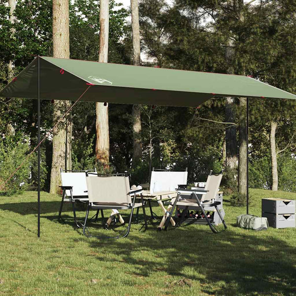 Wasserdichte grüne Campingplane 500x294 cm