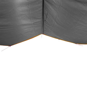 Wasserdichte Campingplane 500x294cm - Grau & Orange
