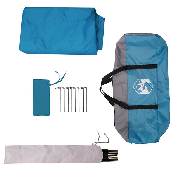 Wasserdichte Campingplane - 430x380x210 cm Blau