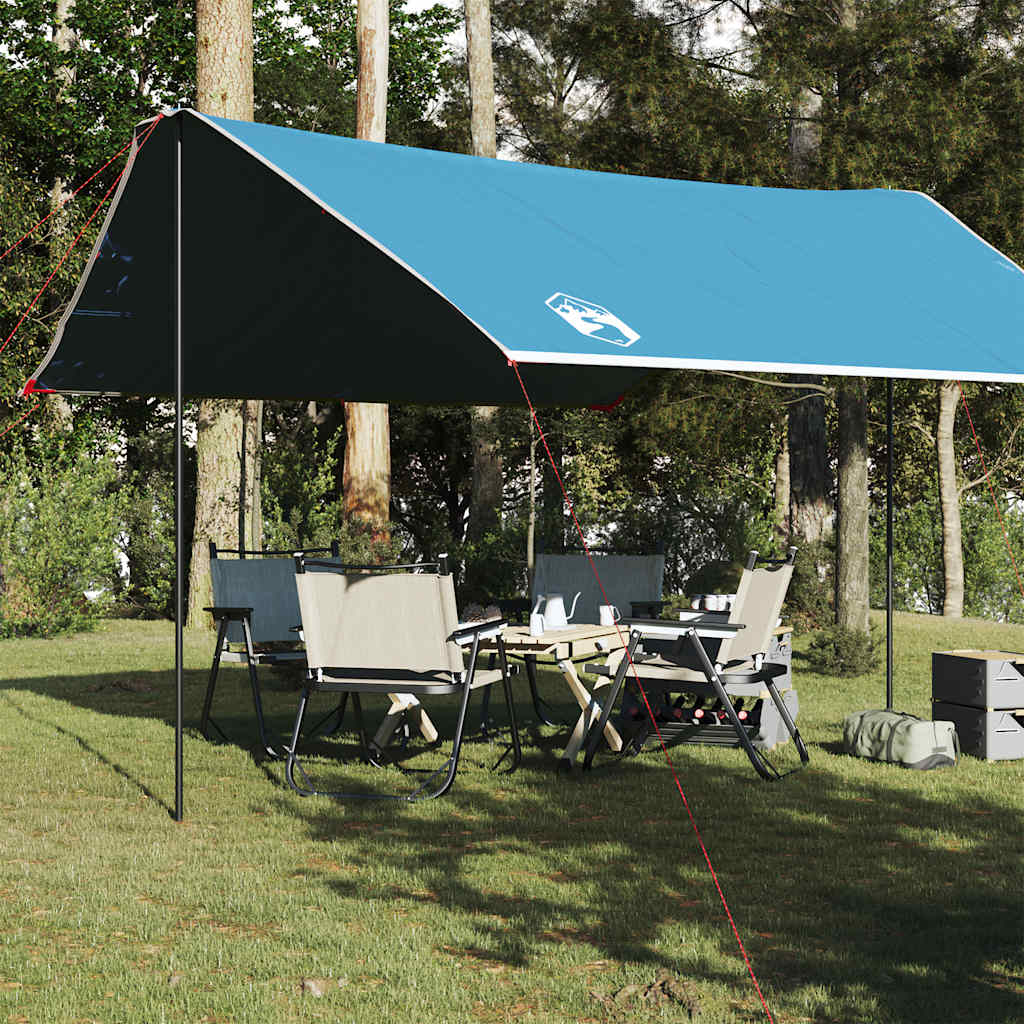 Wasserdichte Campingplane - 430x380x210 cm Blau