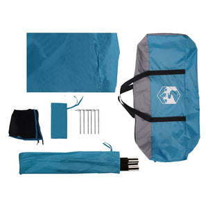 Wasserdichtes Tipi-Zelt für 7 Personen - Blau