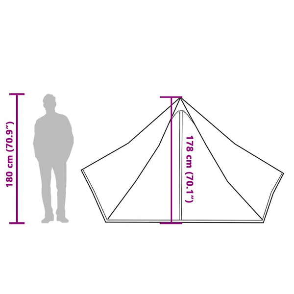 Wasserdichtes Tipi-Zelt für 7 Personen