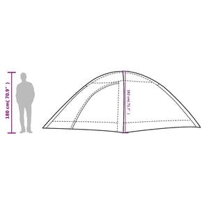 Wasserdichtes 8-Personen-Campingzelt - Grün