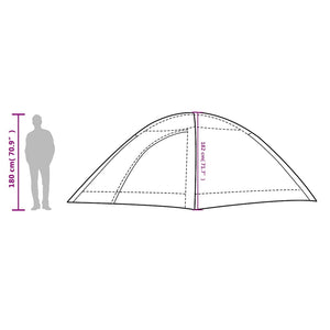 Wasserdichtes 8-Personen-Campingzelt - Blau