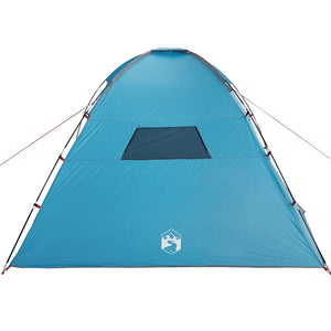 Wasserdichtes 8-Personen-Campingzelt - Blau