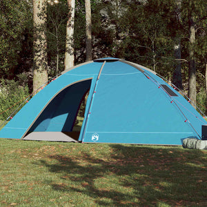 Wasserdichtes 8-Personen-Campingzelt - Blau