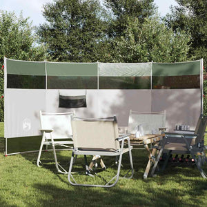 Wasserdichter Camping Windschutz Grün 366cm