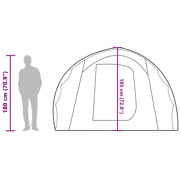 Wasserdichtes Tunnelzelt für 4 Personen