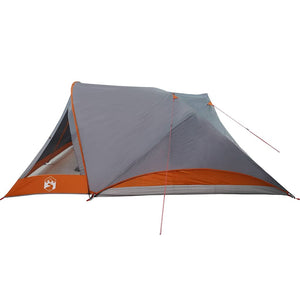 6-Personen Familienzelt Grau Wasserdicht