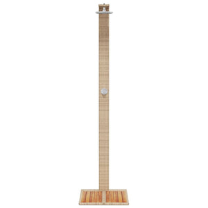 Gartendusche Beige Poly Rattan Akazienholz