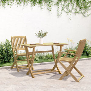 Klappbarer Gartentisch Akazie 110x55 cm